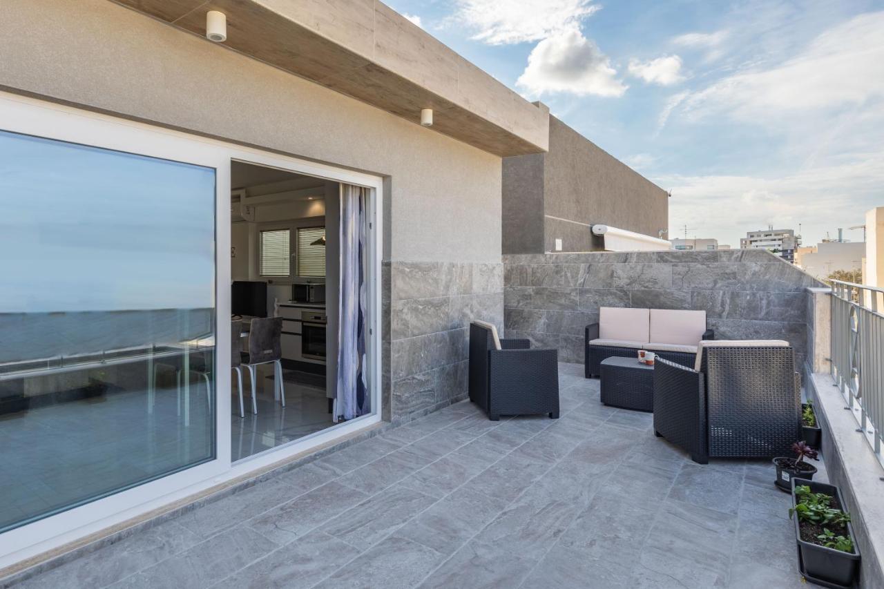 Terrace View-Stylish Two Bedrooms Fully Ac-Wifi Penthouse Msida Exterior foto