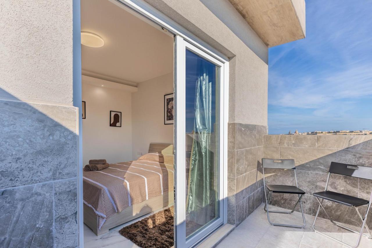 Terrace View-Stylish Two Bedrooms Fully Ac-Wifi Penthouse Msida Exterior foto